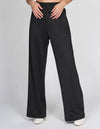 Pantalones Para Dama Bobois Moda Casuales Tejidos Negro W23110
