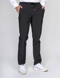 Pants Hombre Pantalon Jogger Vestir Minicuadro Gris G15304