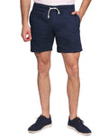 Shorts Para Hombre Bobois Moda Casuales Gabardina Lisos Cortos Basicos Playa Marino G21151