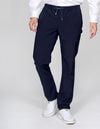 Pants Hombre Bobois Casuales Moda Pantalon Jogger Vestir Minicuadro Marino G15304