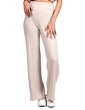 Pantalones Para Dama Bobois Moda Casuales Tejidos  Arena W23110
