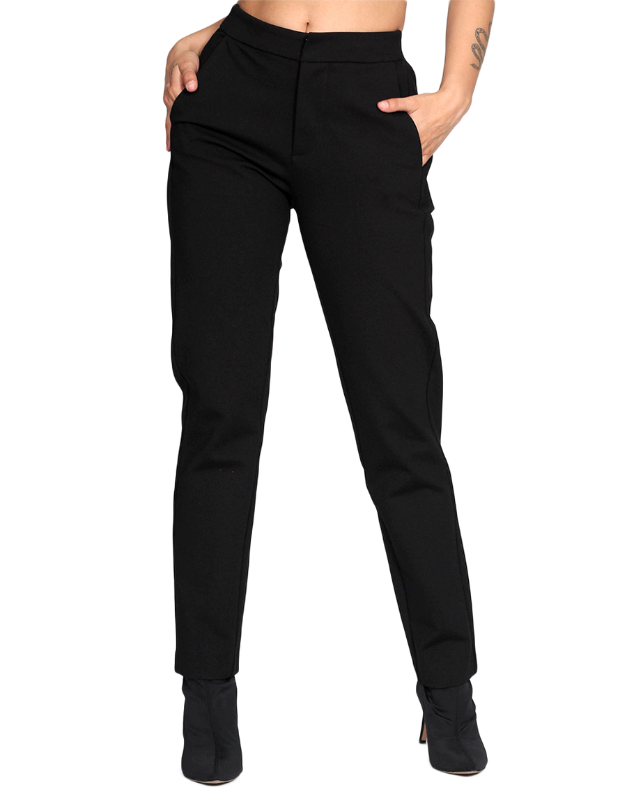 bisonte Corrección misil Pantalones Para Mujer Bobois Moda Casuales De Vestir Basico Negro W231 –  BOBOIS