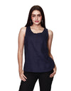 Blusas Para Mujer Bobois Moda Casuales Lino N31135 Marino