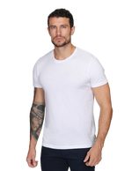 Playeras Para Hombre Cuello Redondo Basica APCR Blanco