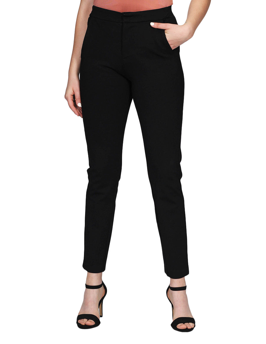 Pantalones Para Mujer Bobois Moda Básico de Vestir Negro W21100