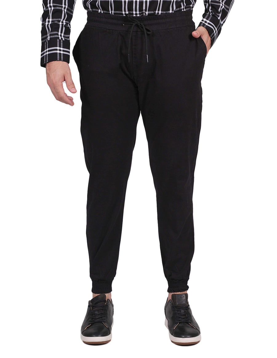 Pants Para Hombre Bobois Casuales Moda Jogger Gabardina Pantalon Negro –  BOBOIS