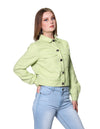 Sacos Para Mujer Bobois Moda Casuales Corto Cuadritos Q31102 Verde