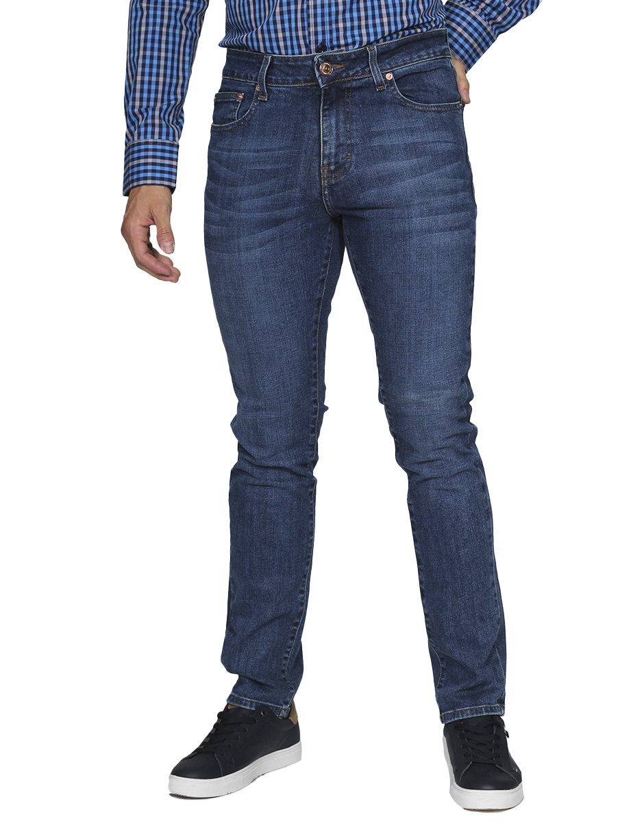 Jeans Para Hombre Bobois Casuales Moda Pantalones de Mezclilla Slim Fit  Stone JSLIM