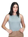 Pantiblusas Para Mujer Bobois Moda Casuales Body Basica Liso Sage N31101