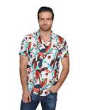 Camisas Para Hombre Bobois Moda Casuales Manga Corta Playa Estampada Hawaiana Relaxed Fit 3 B22351