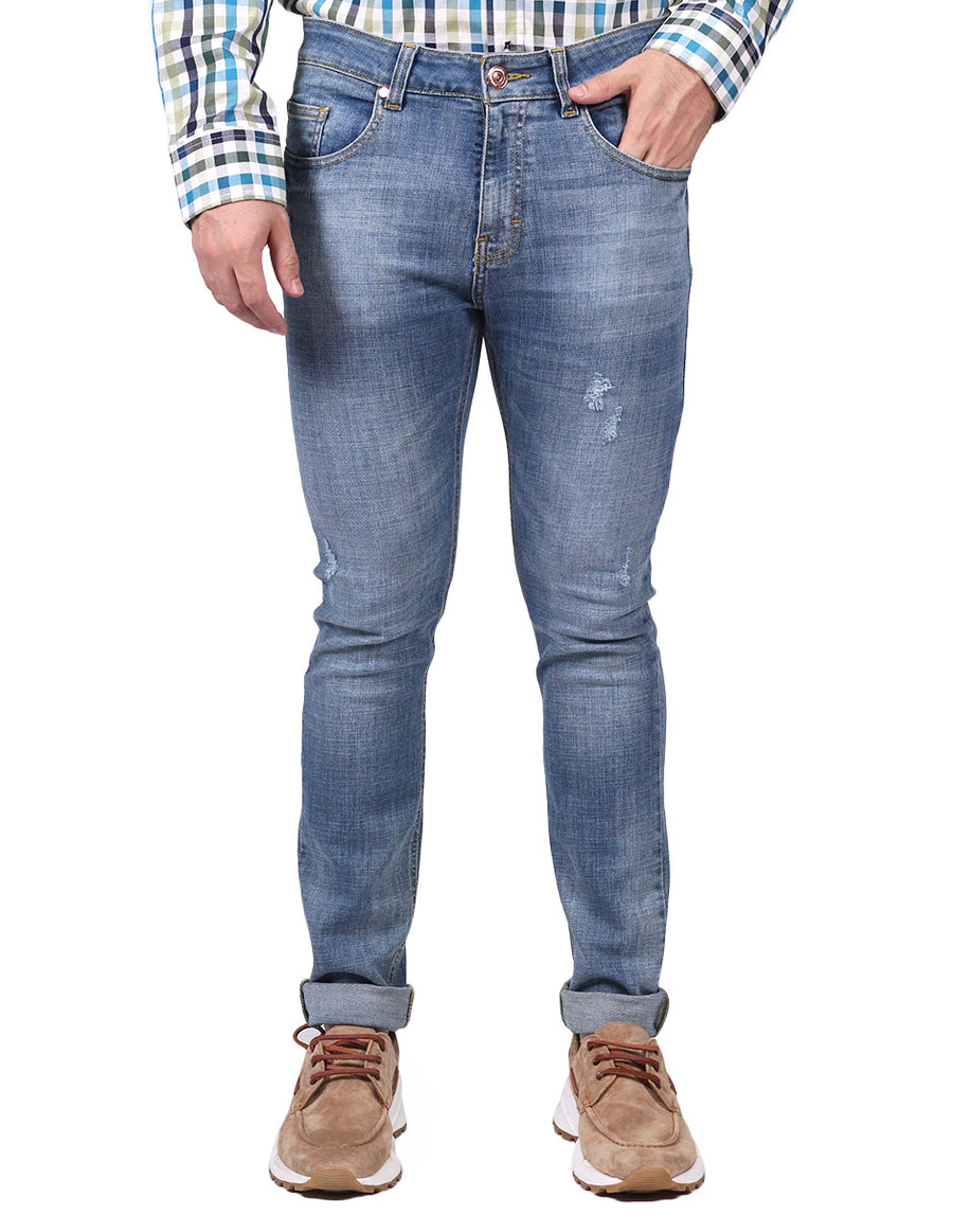 Jeans Para Hombre Moda Pantalones de Mezclilla Fi – BOBOIS
