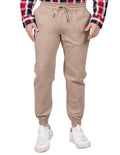 Pants Hombre Bobois Casuales Moda Jogger Gabardina Pantalon Kahki GJOGAB