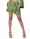 Shorts Para Mujer Bobois Moda Tropical  Y31105 Verde