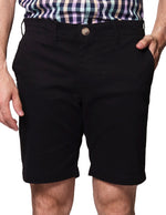 Bermudas Para Hombre Algodon GBCOTST Negro