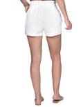 Shorts Para Mujer Bobois Moda Casuales Mezclilla Tiro Alto Blanco Y21101