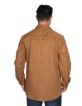 Chamarra Ligera Hombre Tipo Camisola Gamuza Camel B25315