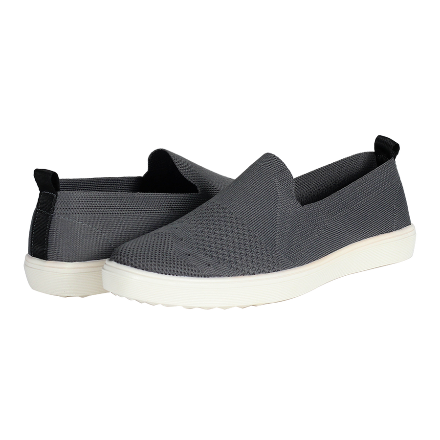 TENIS HOMBRE TIPO ALPARGATA TEXTIL GRIS I90102