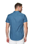 Camisas Para Hombre Bobois Moda Casuales Manga Corta Estampada Algodón B31357 5