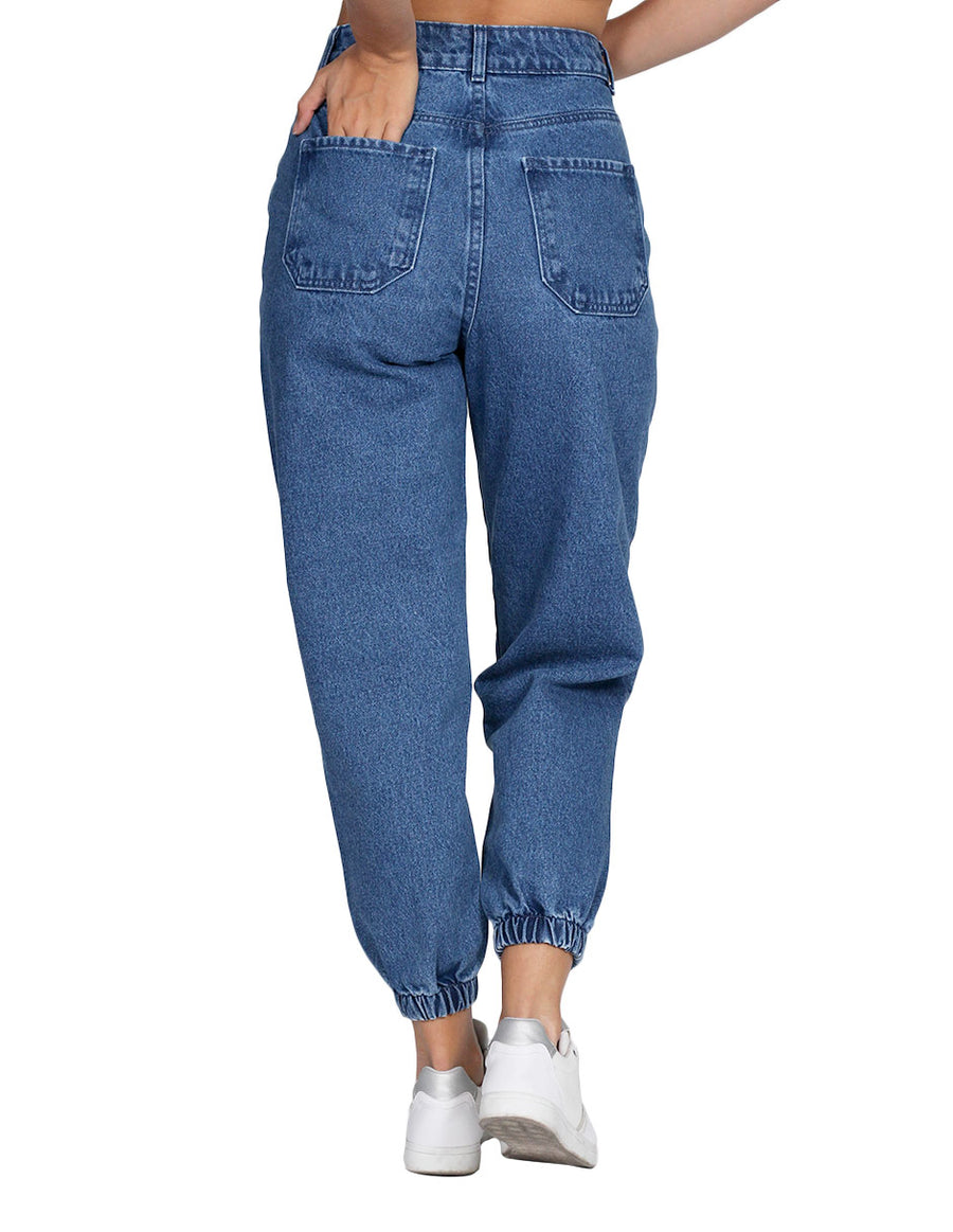 Perforar testigo nadie Jeans Para Mujer Bobois Moda Casuales Pantalones Jogger De Mezclilla U –  BOBOIS