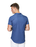 Camisas Para Hombre Bobois Moda Casuales Manga Corta Estampada Algodón B31357 6