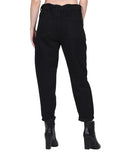 Jeans Para Mujer Bobois Moda Casuales Pantalones de Mezclilla Tiro alto Negro V23104