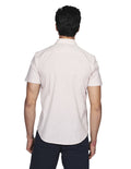 Camisas Para Hombre Bobois Moda Casuales Manga Corta Con Bolsas Tipo Lino Regular Fit Arena B21352