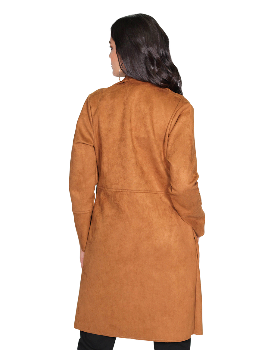 Abrigos Para Mujer Bobois Moda Casuales Elegantes Con Bolsas Camello T23101