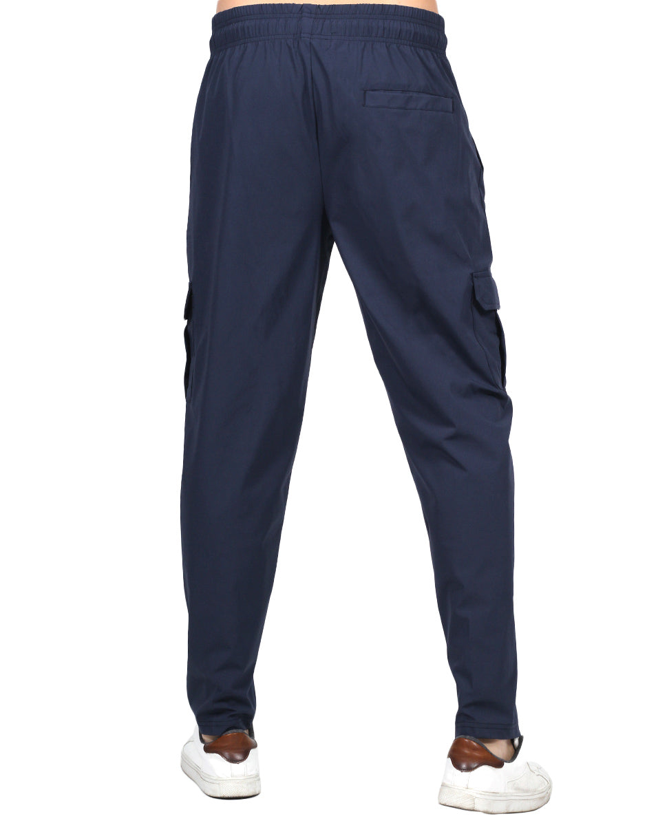 Pantalones Para Hombre Tipo Jogger Stretch G25121 Marino