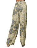 Pantalones Para Mujer Bobois Moda Casuales Estampado Cómodo Amplio W31108 Unico