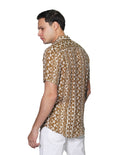 Camisas Para Hombre Manga Larga Slim Fit B32352 Ocre