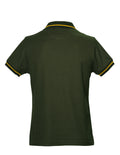 Playeras Hombre Moda Tipo Polo Manga Corta Pique Militar A25115