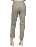 Pantalones Para Mujer Bobois Moda Casuales De Vestir Tiro Alto Olivo W31100
