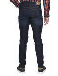 Jeans Para Hombre Pantalones de Mezclilla Skinny Basicos Stretch Dark Stone JSKINNY