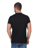 Playeras Tipo Polo Para Hombre Manga Corta Casual Moda Negro A25118