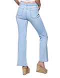 Jeans Para Mujer Bobois Pantalon Mezclilla V31100 Bleach