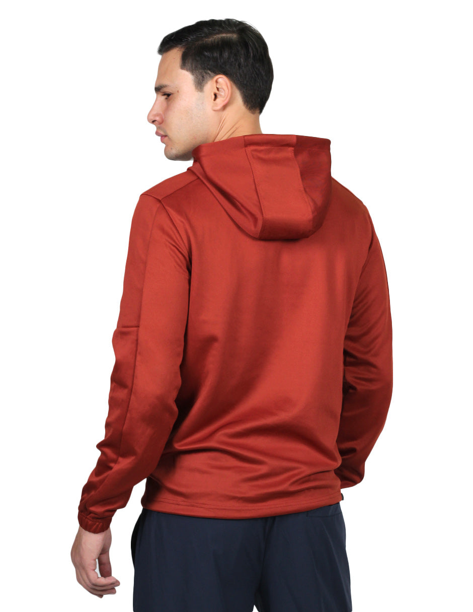 Sudaderas Para Hombre Deportiva Con Gorro Naranja C25404