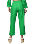 Pantalones Para Mujer Tipo Lino W31114 Verde