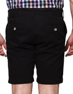 Bermudas Para Hombre Algodon GBCOTST Negro