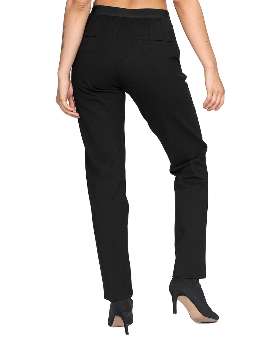 Pantalones Mujer Moda Casuales De Vestir Basico Negro – BOBOIS
