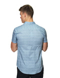 Camisas Para Hombre Bobois Moda Casuales Manga Corta Estampada Algodón B31357 4