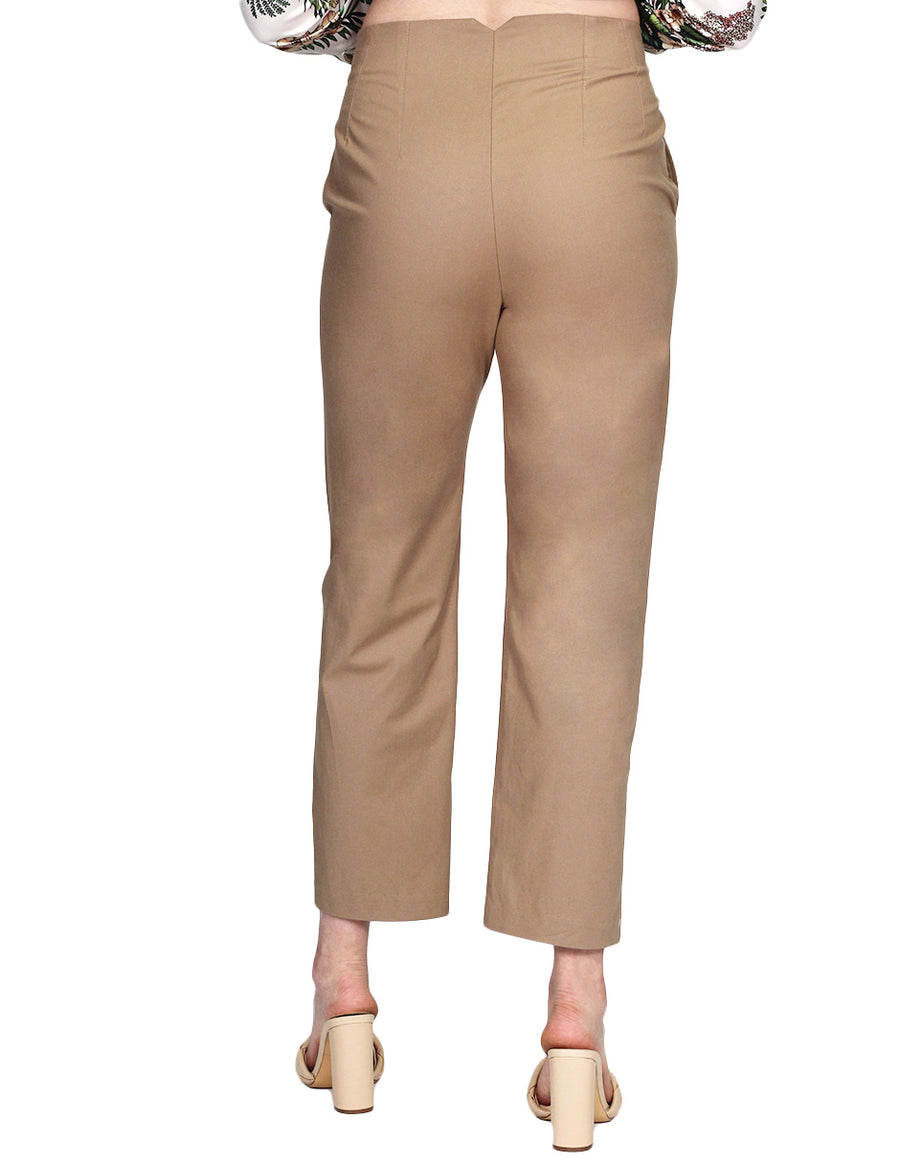 Pantalones casuales de mujer con cordones Pantalones de ocio Bolsillo de  color sólido Pantalones de dama de oficina FLhrweasw Nuevo
