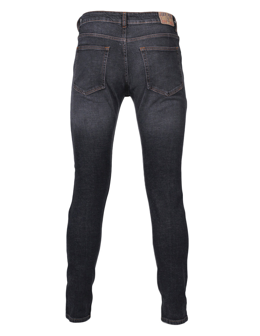Jeans Para Hombre Bobois Casuales Moda Pantalones de Mezclilla Slim Fit Gris JSLIM