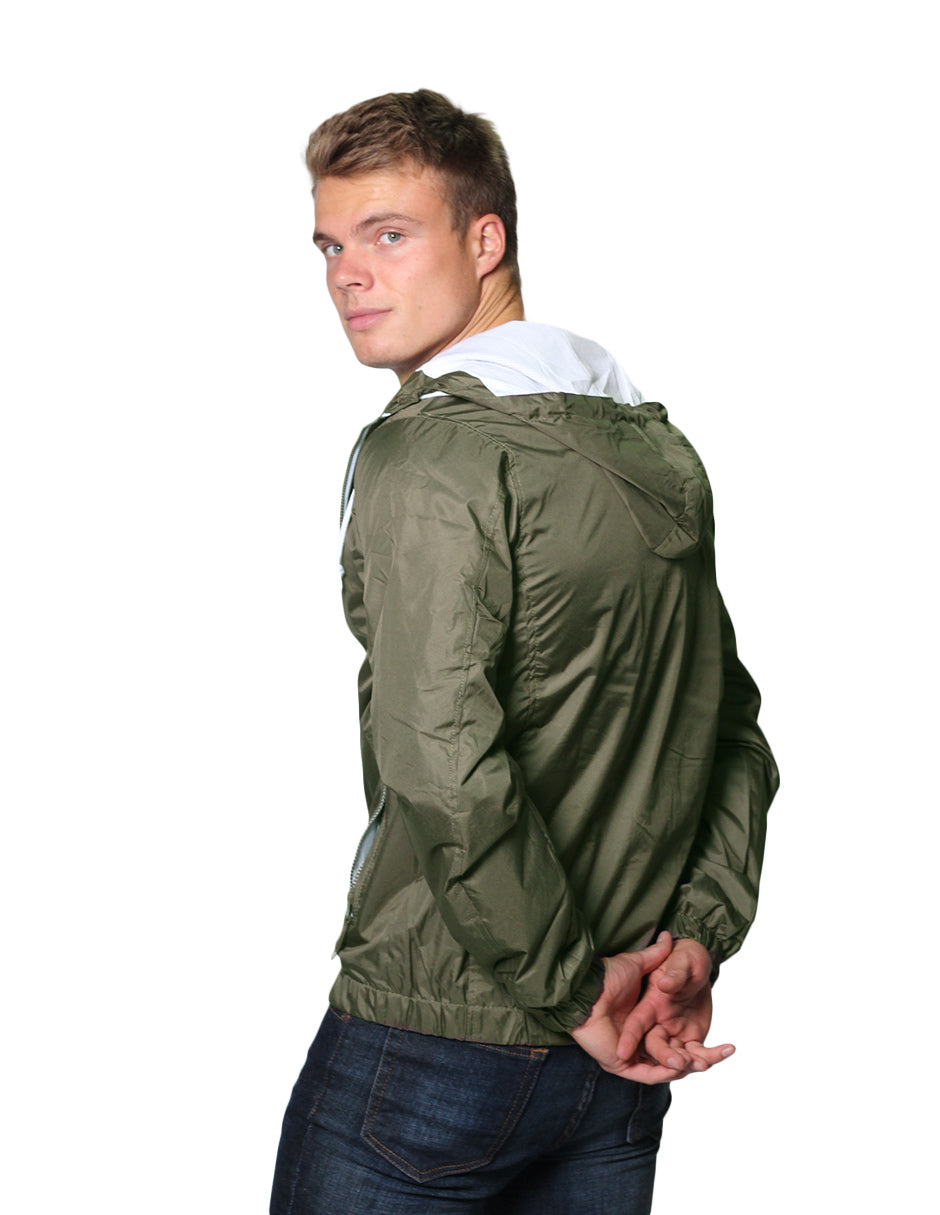 Chamarras Hombre Casuales Moda Bobois Bomber Jacket Olivo D25101 – BOBOIS