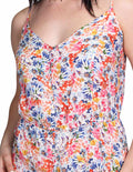 Vestidos Para Mujer Tirantes Largo Floreado Blanco S21117