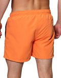 Trajes de Baño Para Hombre Bobois Moda Bañador Corto Liso G31401 Naranja