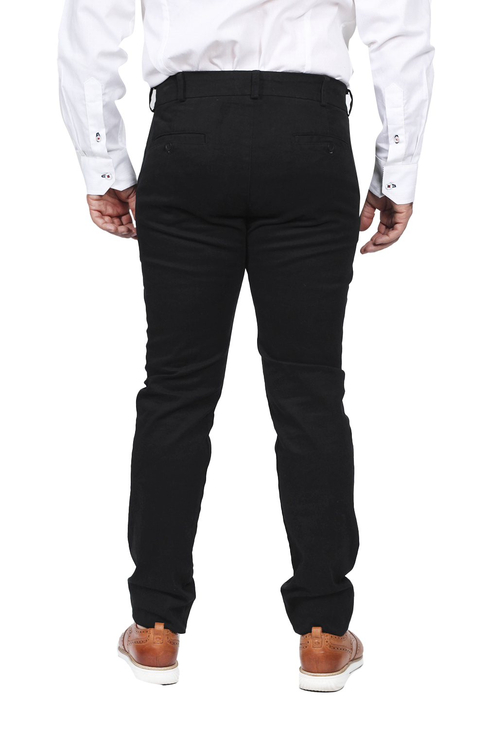 Pantalones Para Hombre Soft Stretch Slim GPAXAR Negro