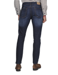 Jeans Para Hombre Bobois Casuales Moda Pantalones de Mezclilla Slim Fit Dark Stone JSLIM