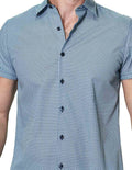 Camisas Para Hombre Bobois Moda Casuales Manga Corta Estampada Algodón B31357 2