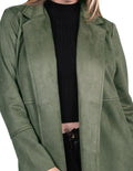 Abrigos Para Mujer Bobois Moda Casuales Elegantes Con Bolsas Militar T23101