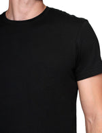 Playeras Para Hombre Cuello Redondo Basica APCR Negro